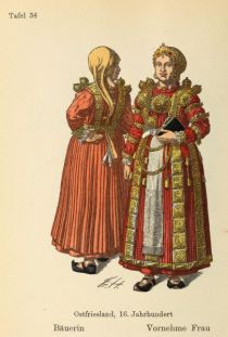 034 Bäuerin, Vornehme Frau, Ostfriesland, 16. Jahrhundert