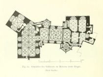 021 Grundriss des Schlosses zu Meissen (erste Etage)