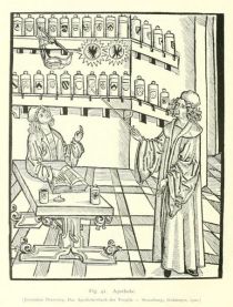 041 Apotheke (Jeronimus Brunswig, Das Apothekerbuch der Vergift. - 1500