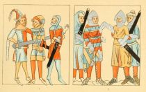 Mittelalter Miniaturen aus der Biblia Pauperum 1-2