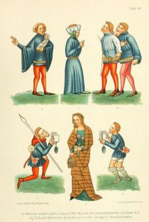 Mittelalter Miniaturen aus der Legenda Aurea von 1362