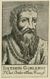 Frankfurt, 044 Göbler Justin (1504-1567) deutscher Jurist