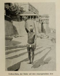 Indien 012 Urdhva-Bahu, der Büßer mit dem emporgereckten Arm