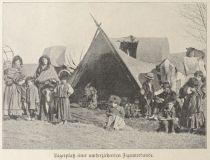 Zigeuner, Lagerplatz einer umherziehenden Zigeunerbande