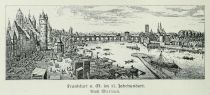 Frankfurt a. Main im 17. Jahrhundert. Nach Merian