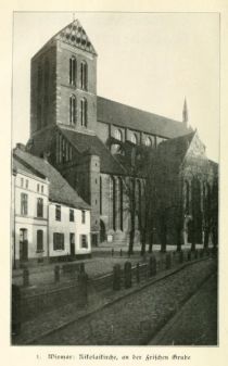Norddeutschland 001 Wismar, Nikolaikirche, an der Frischen Grube