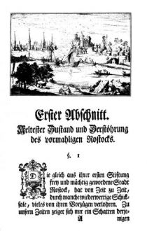 Historisch diplomatisch Abhandlung Rostock 1757 00 1 Abschnitt