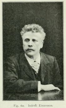 Einarsson, Indriöi (1851-1939) isländischer Dramatiker der Spätromantik, Übersetzer und Beamter