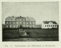 Island 017 Gymnasium mit Bibliothek in Reykjavik