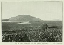 Island III 026 Blick von Skálholt nach dem Vordufell und Hestfjall