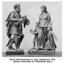 Germanenfamilie der ersten Jahrhunderte nach Christi
