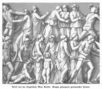 Relief von der Siegessäule Marc Aurels - Gruppe gefangener germanischer Frauen
