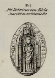 Greifswald, Nr. 03 Abt Didericus von Hilda, 1456