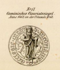 Greifswald, Nr. 17, Caminisches Vicariatssiegel, 1462