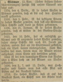 Mecklenburger Tageblatt, Wismar, 15. Nov. 1872
