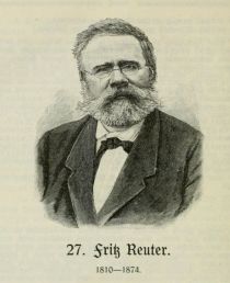 Reuter, Fritz (1810-1874) einer der bedeutendsten mecklenburger Dichter und Schriftsteller (3)