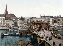 Stettin, Hansabrücke um 1900