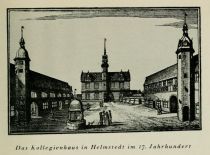 001 Das Kollegienhaus in Helmstedt im 17. Jahrhundert