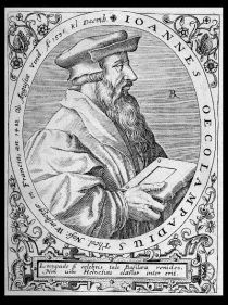 Oekolampad, Johannes (1482-1531) evangelischer Theologe, Humanist, Reformator in Basel
