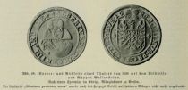 068 Vorder- und Rückseite eines Thalers von 1626 mit dem Bildnis und Wappen Wallensteins