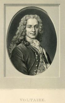 Francois Voltaire (1694-1778), französischer Schriftsteller