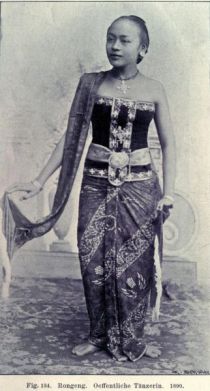 134. Rongengs. Öffentliche Tänzerin. 1890