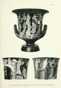Tafel II. 1-3 Hochzeitszug. Rotfigurige Vase im Athener Nationalmuseum