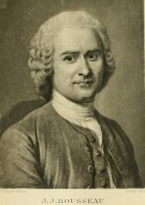 Jean-Jacques Rousseau (1712-1778), französischer Schrifsteller und Aufklärer