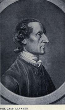 Caspar Johann Lavater (1741-1801), schweizer Philosoph und Schriftsteller