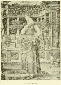 XVI. Pomona (Detail). Brüssel, 16. Jahrhundert.