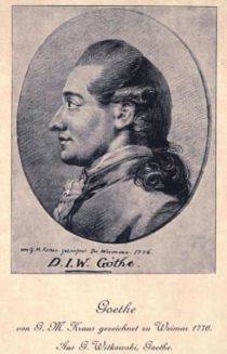 Goethe, Johann Wolfgang von (1749-1832) Dichter, Schriftsteller und Staatsmann