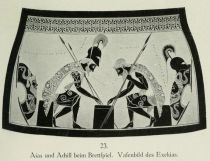 Aias und Achill beim Brettspiel. Vasenbild des Exekias.