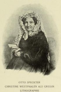 026 Westphalen, Engel Christine (1758-1840) Hamburger Schriftstellerin (O. Speckter)