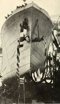 11. Launching of the „Fürst Bülow“. 