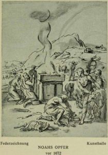 141 Matthias Scheits - Noahs Opfer vor 1672