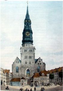 Hamburg, St. Nicolai, 1835