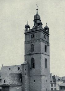 Darmstadt - Stadtkirche (Turmbekrönung um 1700) 