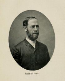 Hertz, Heinrich (1857-1894) Professor für Physik, ihm gelang als Ersten freie elektromagnetische Welle zu erzeugen