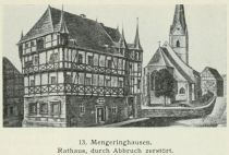 13. Mengeringhausen. Rathaus, durch Abbruch zerstört.