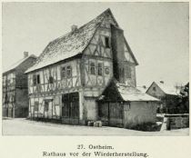 27. Ostheim. Rathaus vor der Wiederherstellung. 