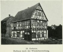 28. Ostheim. Rathaus nach der Wiederherstellung.