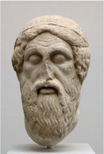 Homer (etwa 1200 v. Chr.) gilt als erster Dichter des Abendlandes