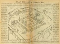 000 Plan des alten Jerusalem