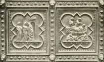 009. Andrea Pisano, Zwei Reliefs, Baptisterium, Florenz 