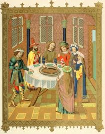 Jüdisches Osterfest, Die Feier des Passahmahles am Passahabend, Schule der Van Eyck