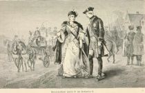 Kaiser Josef II. mit Katharina II. Kaiserin von Russland
