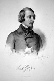 Karl Gutzkow (1811-1878) deutscher Schriftsteller, Dramatiker und Journalist