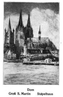 Köln. Groß S. Martin, Dom, Stapelhaus