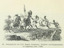 040. Reitergefecht von Carl August Großmann, Zeichner und Kupferstecher zu Augsburg (1741-1798). 