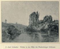 Jakob Emil Schindler - Weiher in der Nähe des Plankenberger Schlosses